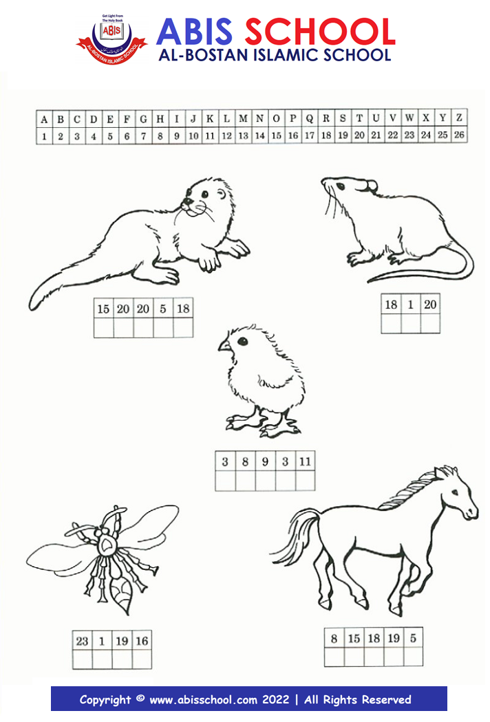 Rich Results on Google's SERP when searching for 'Animals Words Coloring Worksheets pack 4'